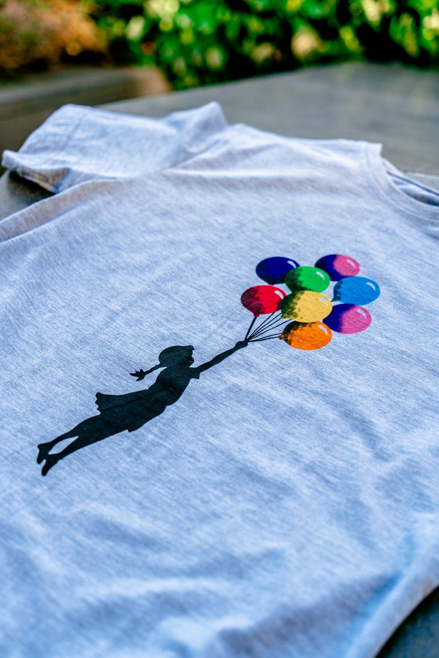 Floating Girl T-Shirt - Banksy Art Shop